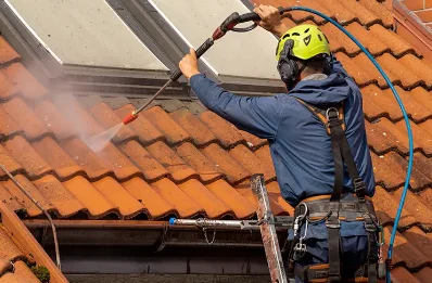 Démoussage et hydrofuge de toiture à Échavanne